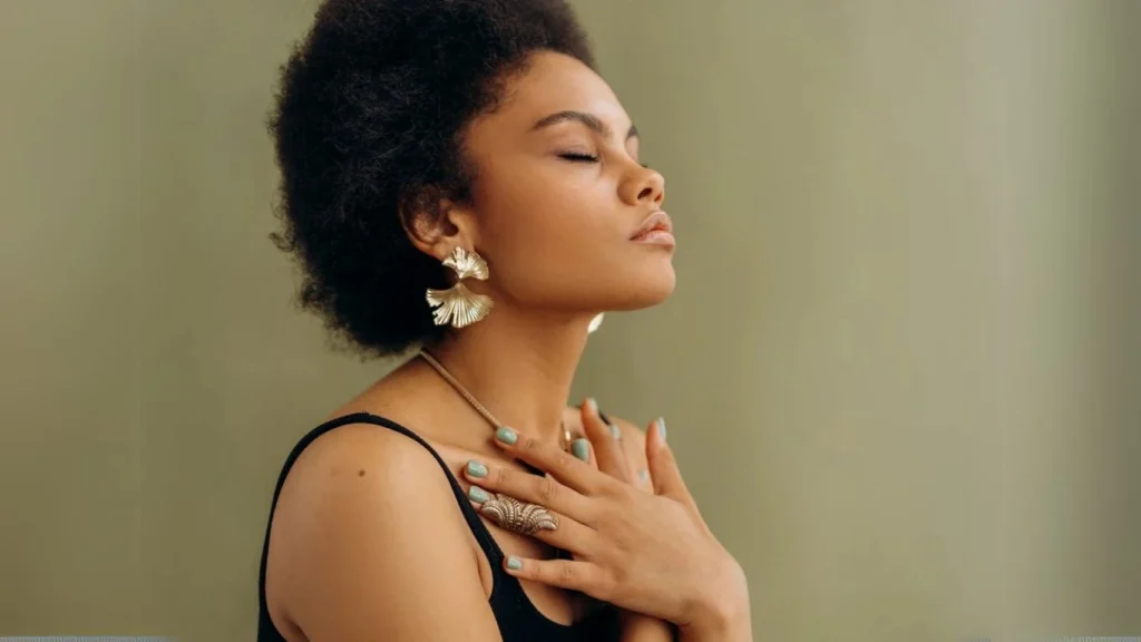 A person practicing mindfulness meditation for stress relief and mental wellbeing