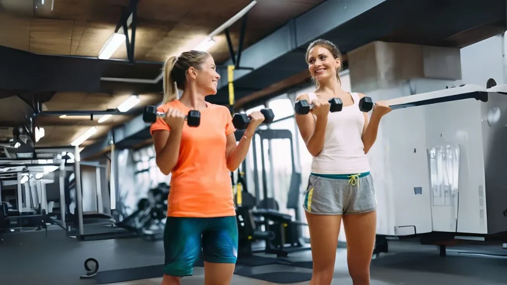 Integrating Exercise Therapy into Your Daily Routine for Improved Health 2 Two girls exercising together