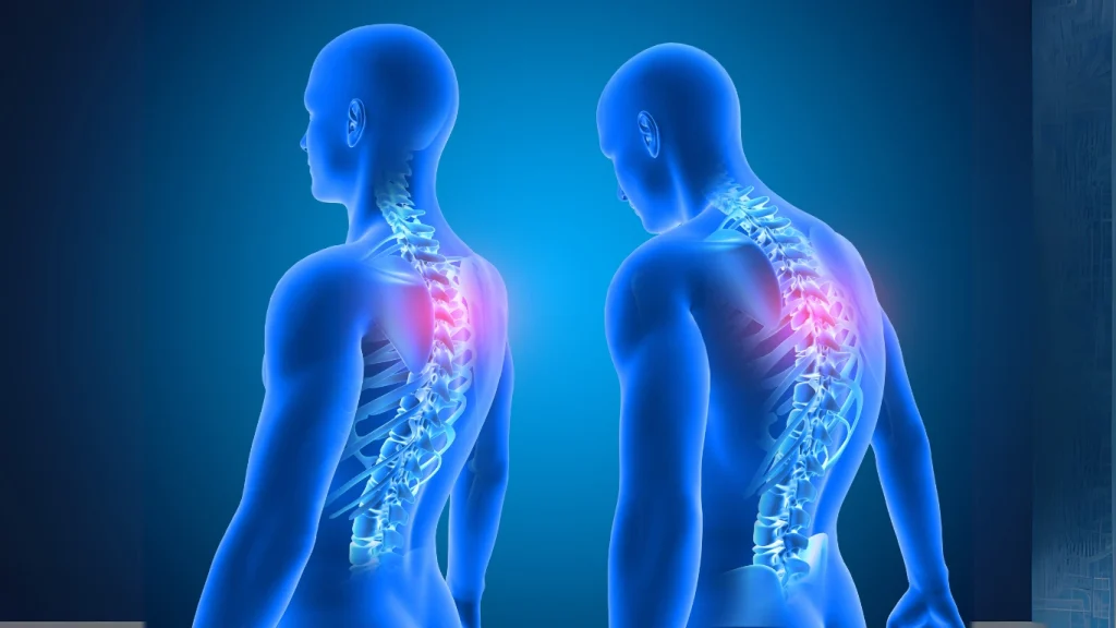 Improve Posture for Better Health 1 VISUAL COMPARISON OF POOR AND PROPER POSTURE ALIGNMENT