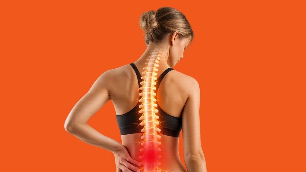 Your Healthy Spine: Understanding Spinal Pain and Common Conditions 1 Spinal Pain Back of a woman in pain